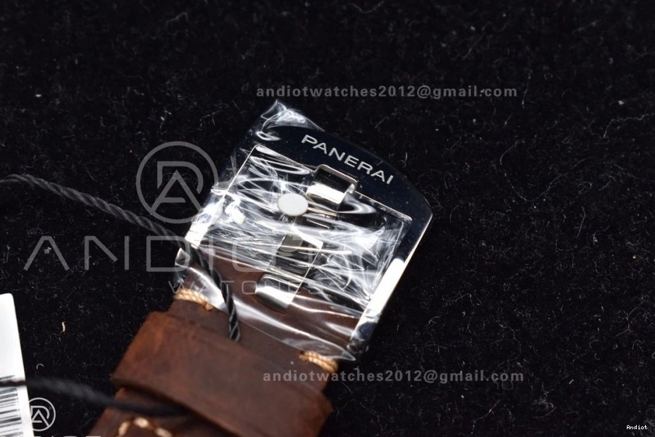 Luminor Brown Strap Due Dial Asso Popular White PAM1046 Edition on 977 VSF Best AXXXIV 0724